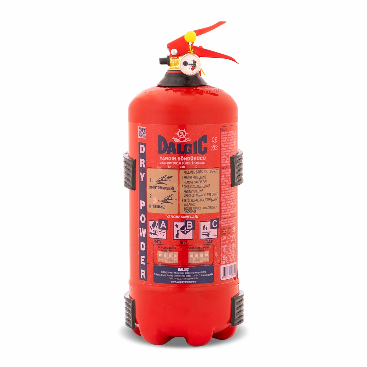 2Kg Tozlu Yangin Sondurucu 1